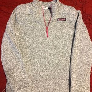 Vineyard Vines Grey Fleece Pullover